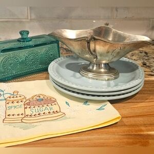 Vintage Silver Gravy Boat